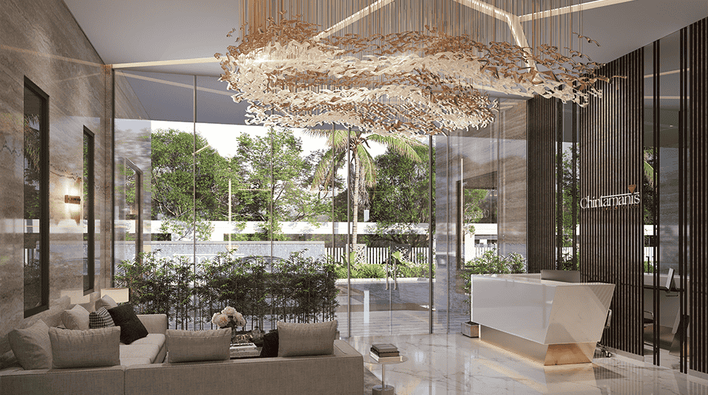Reception area